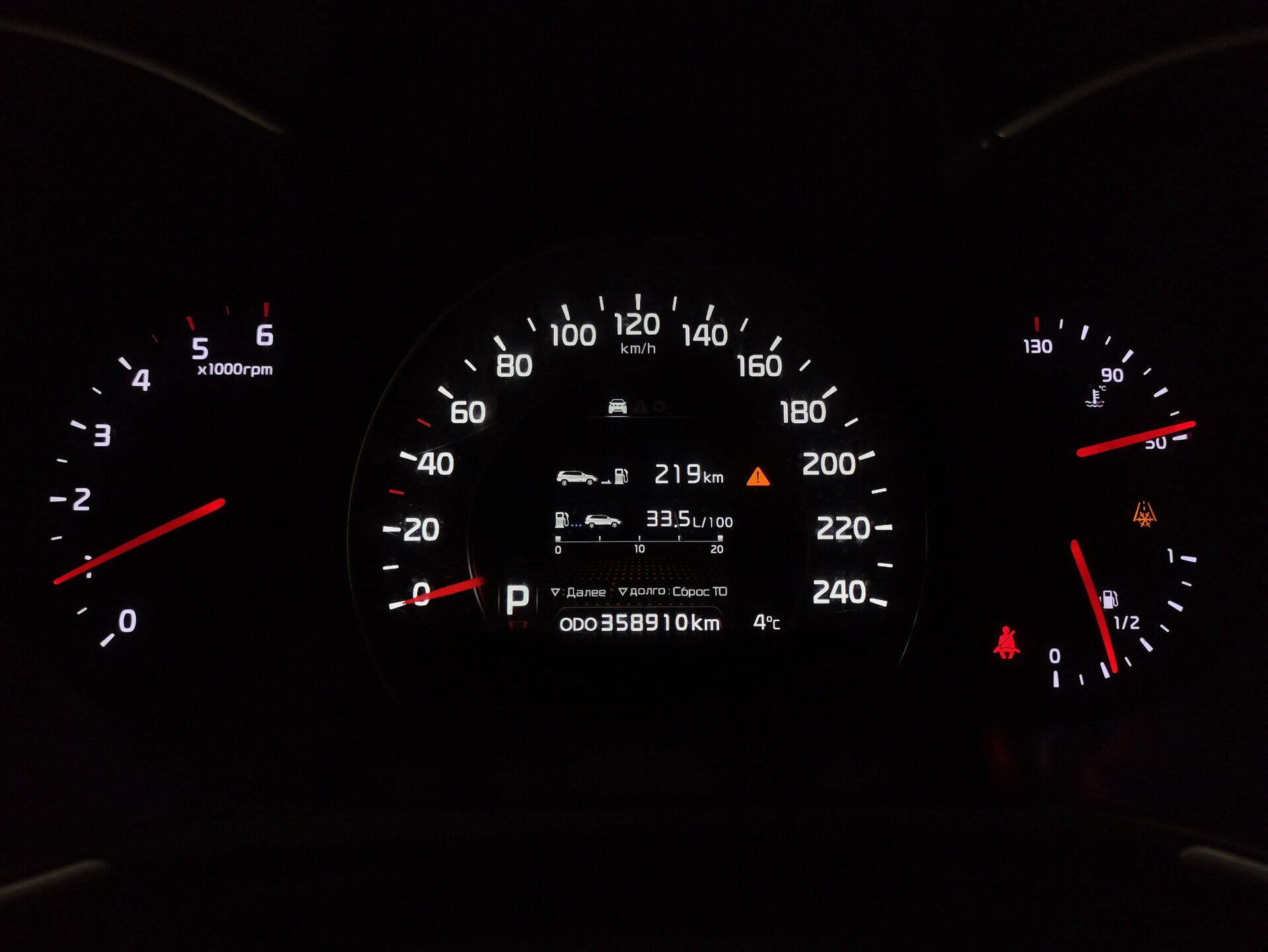 Kia Sorento, II Рестайлинг 2012